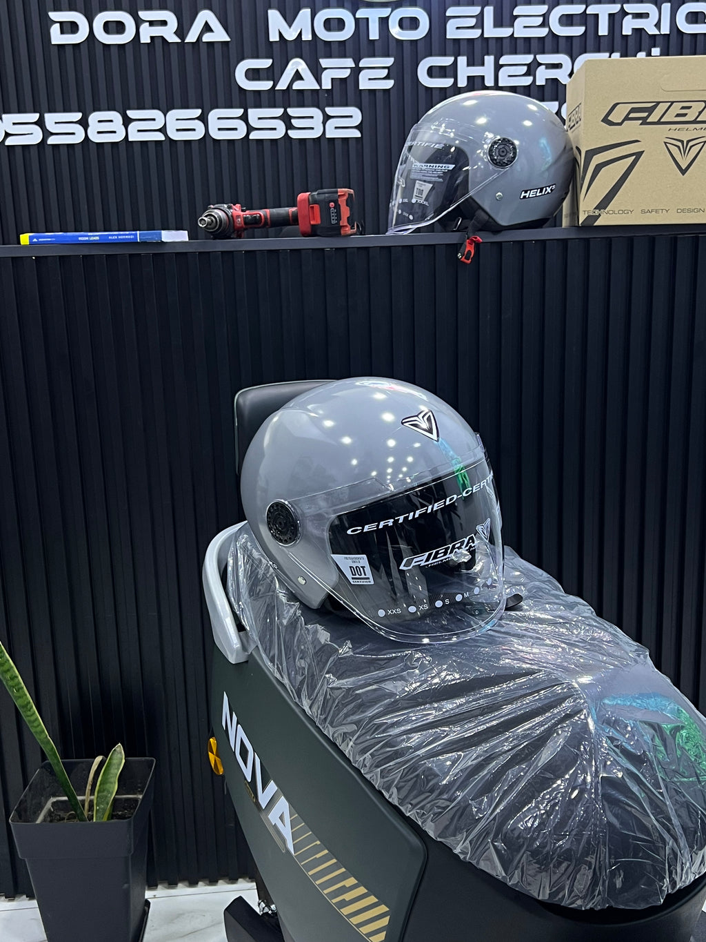 Casque jet Fibra El Djazair Helix 5